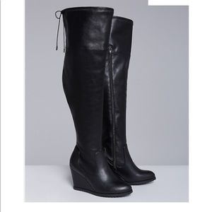 Super sexy black over-the-knee boots (size 9 wide)